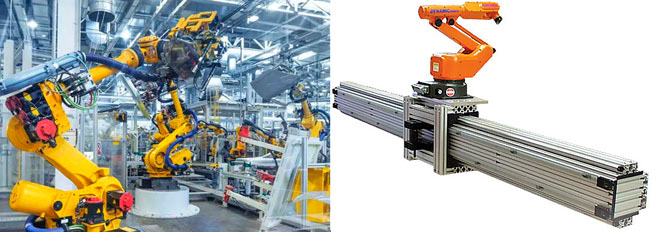Linear Motion Tracks for Robotic Arm