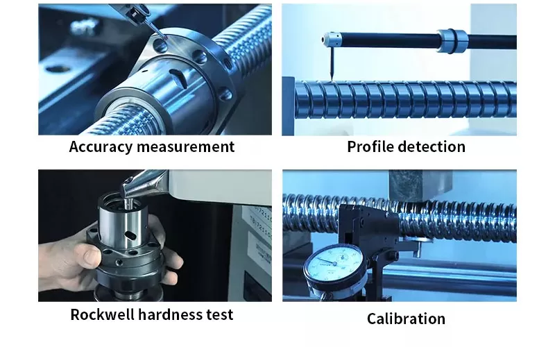 Pinsi ball screws quality control