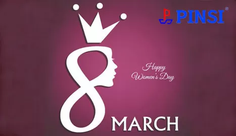 Women's Day Greetings from Pinsi Linear Motion